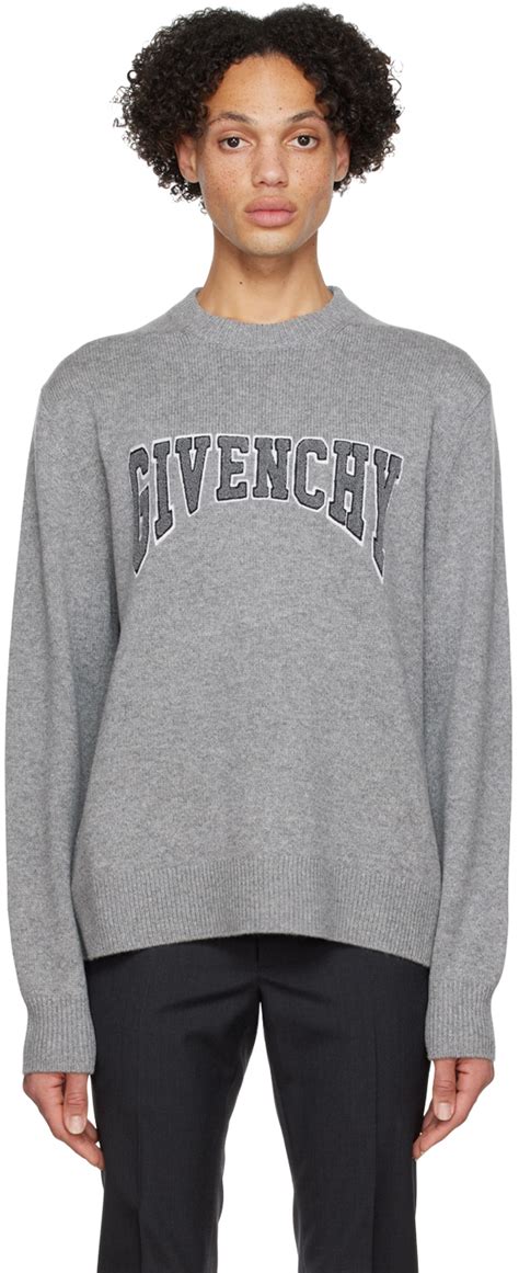 givenchy grey jumper|givenchy sweater sale.